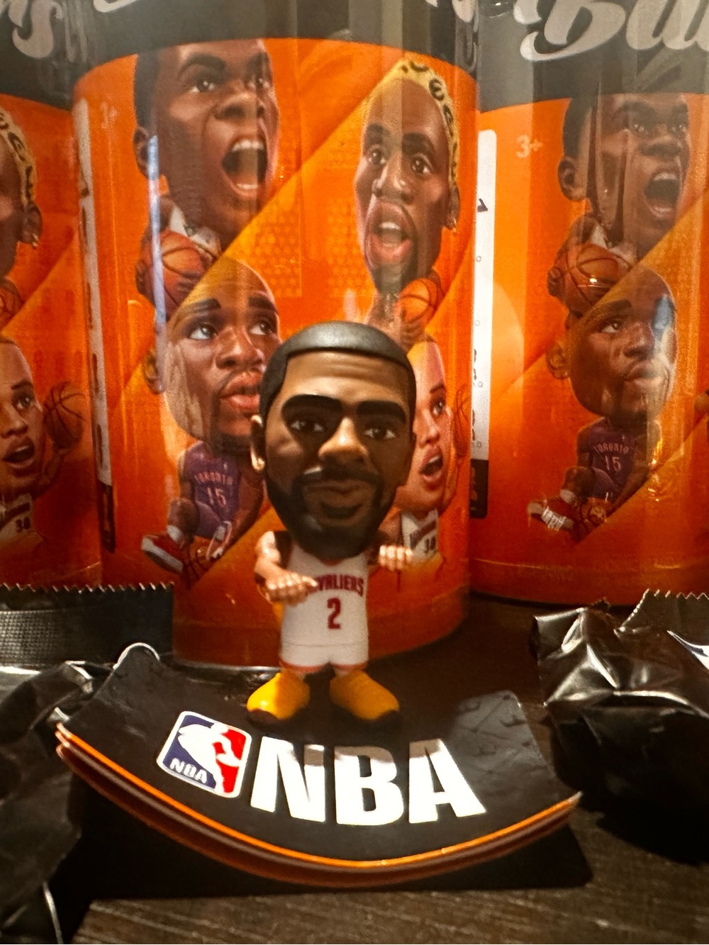 Kyrie Irving Cavs nba ballers series 3 bundle both figures.